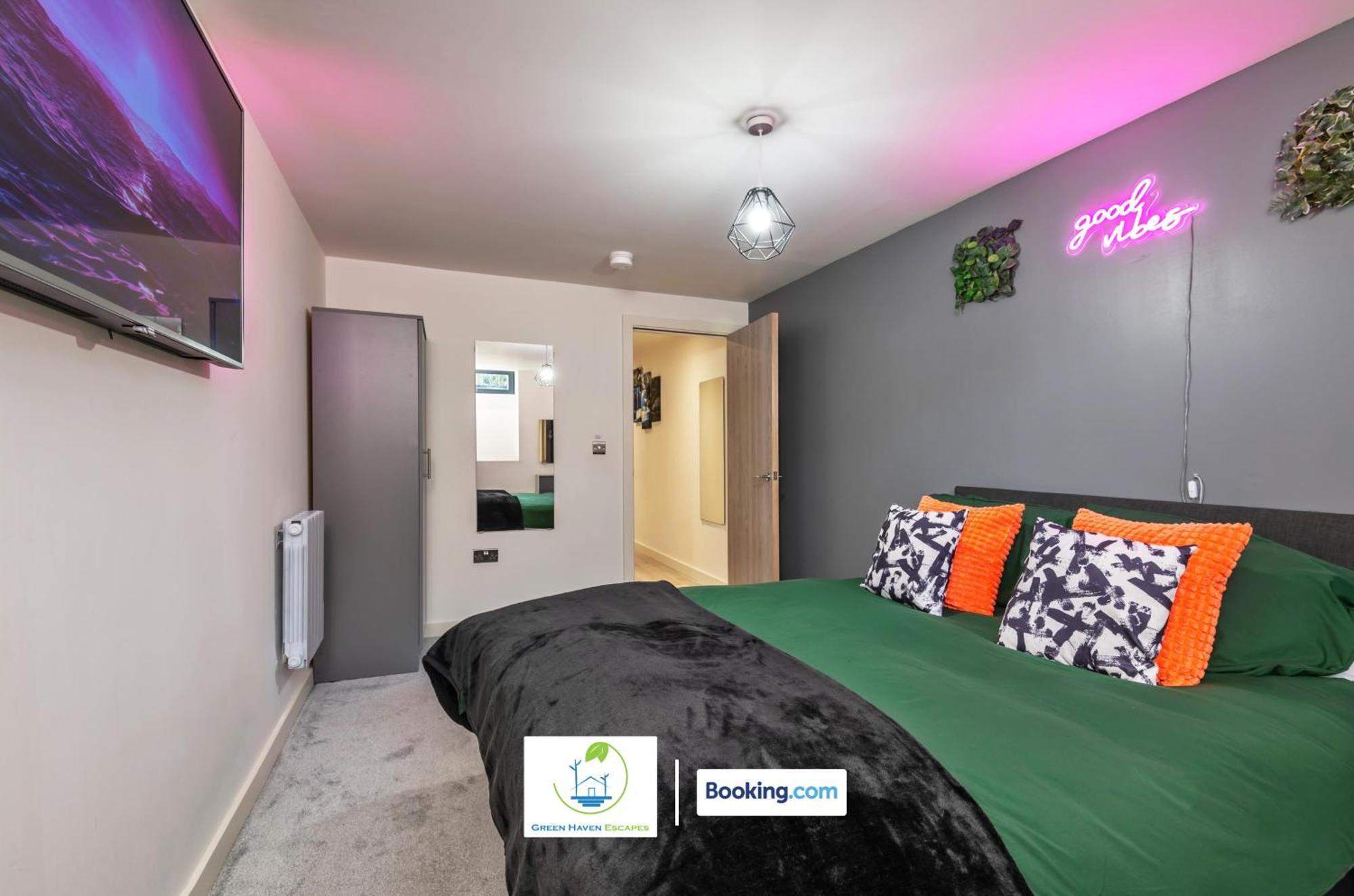 Spacious 1 Bedroom Apartment With 4K Cinema Experience By Green Haven Escapes In Bradford Bradford  Exterior foto